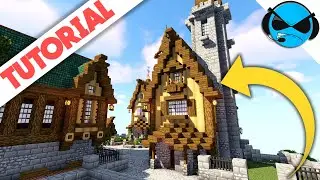 Minecraft: How to Build a Medieval Tower House Tutorial