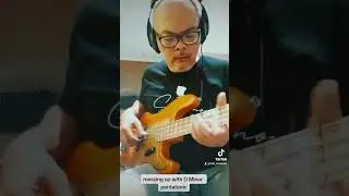 messing up with D minor pentatonic.