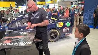 Leonardo with Titan of CNC at IMTS 2022 CHICAGO