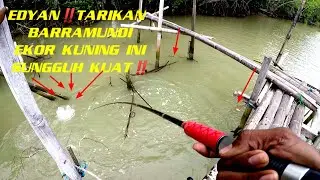 Mancing Kakap Putih-Barramundi Di Rumpon Mbah Run Demak | Rumpon Viral