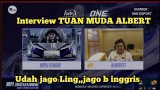 INTERVIEW RRQ ALBERT | UDAH JAGO LING JAGO BAHASA INGGRIS