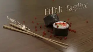 After Effects Template: Sushi Restaurant - Sushi Commercial Template