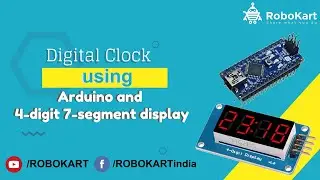 DIGITAL CLOCK USING ARDUINO AND 4 DIGIT 7 SEGMENT DISPLAY