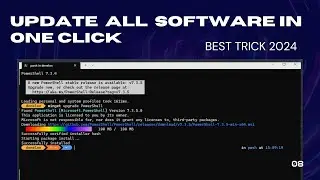 How to Update All Software/Application in One Click Using CMD 2024 | Upgrade All Software in Seconds