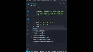 extend Method in Python 