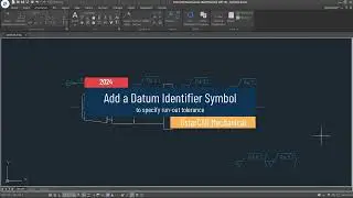 Standard Mechanical Symbols in GstarCAD Mechanical 2024