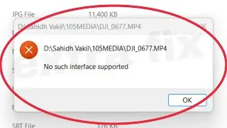 Pc Fix No such interface supported Problem Solve in Windows 11,10,8,7