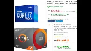 Análise Comparativa React do Intel i7 10700K vs Ryzen 7 3700X