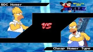 MUGEN RDC Homer (Me) vs Cheap Homer Type (AI) (Rematch)