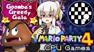 Mario Party 4 CPU Games | Goomba's Greedy Gala