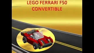 Lego Ferrari F50 Convertible