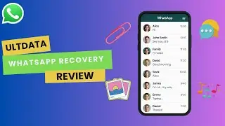 Best WhatsApp Data Recovery App Without Backup: Tenorshare UltData WhatsApp Recovery Review