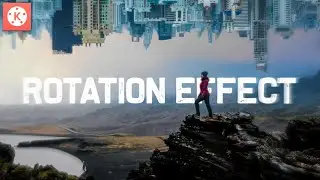 How to edit The CITY ABOVE THE SKY + Rotation Effects / Transitions using the kinemaster application