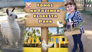 Fomos na Fazenda Floresta Park em Sousas (Joaquim Egídio) - Fazendinha com os bichinhos