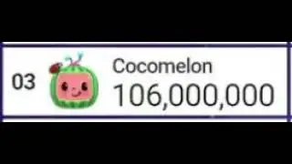 The Exact Moment Cocomelon Hit 106 Million Subscribers