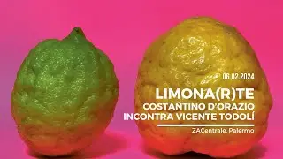 ZACentrale | LIMONA(R)TE, Costantino D’Orazio incontra Vicente Todolí