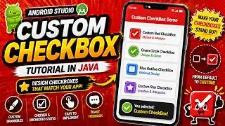 ANDROID - CUSTOM CHECKBOX TUTORIAL IN JAVA
