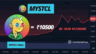 MYSTCL Token - 6k to 10.5k in 3 hours | mystcl token | #shorts #trending #money