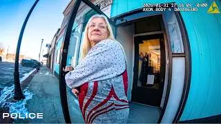 Police Surprise Psycho Woman Harassing Business, Doesn't End Well