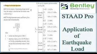 STAAD Pro Tutorial For Beginners [Episode 15]: Explanation of IS :1893 -2012 /2016