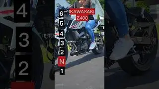 Maximum speed for each gear on a Kawasaki Z400