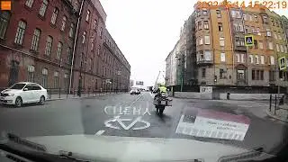 Дтп Питер угол Большого пр-та и Опочинина 14.06.2022