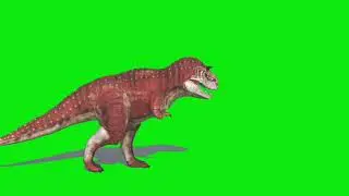 Green Screen Footage || Animals dinosaur || Greenscreen Animations