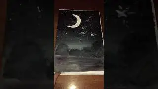 Ночь . Как вам . Мне не очень 🤨😕😕Но все знакомые говорят, что красиво ?????