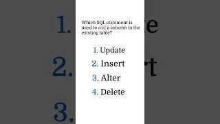 SQL Quiz | Oracle SQL Quiz | SQL interview questions and answers