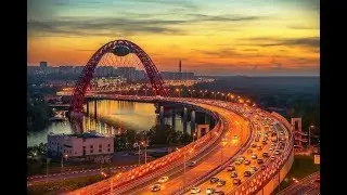 Zhivopisny Bridge Picturesque bridge Moscow Russia
