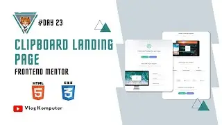 Clipboard landing page | Frontend Mentor | #Day23