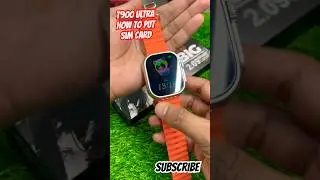 How to put simcard T800 ultra smartwatch | T900 ultra smartwatch how to put sim