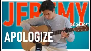 Apologize - TIMBALAND ft. ONEREPUBLIC - fingerstyle guitar cover by Jeremy Meister