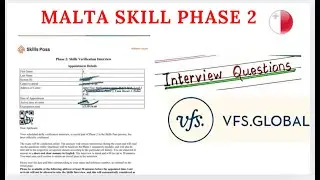 malta skill test phase 2 interview at vfs global#malta skill test updated step by step process at vf