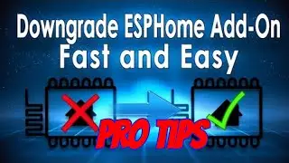 Just the Tip: Fix ESPHome Add-On, easily Downgrade to ANY Version