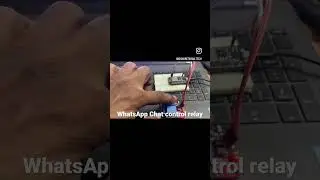 WhatsApp chat Relay Control(WhatsApp Home Automation)