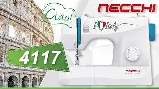 Новая швейная машина NECCHI 4117