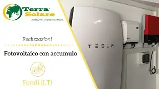 Terra Solare - Realizzazioni - Fotovoltaico con accumulo Tesla - Fondi (LT)