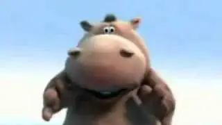 hippo and dog    For the first time