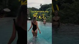 Top 10 places to stay in Bali #bali #digitalnomad