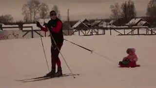 Лыжная тренировка с отягощением