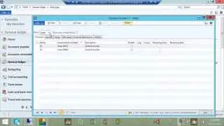 General Journal Entries in Microsoft Dynamics AX 2012