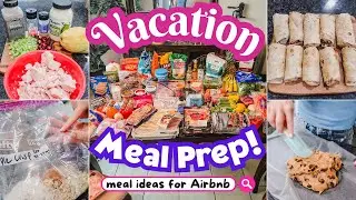 VACATION MEAL PREP//easy meal ideas for your Airbnb!