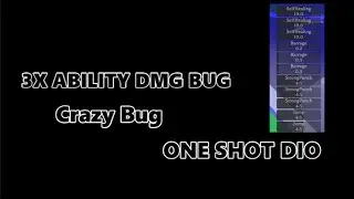 3x DAMGE BUG/GLITCH l CRAZY BUG l ONE SHOT DIO l A Universal Time