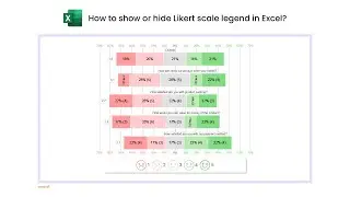 How to hide or show Likert scale legend and change the text of Likert scale legend?