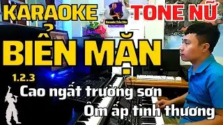 Karaoke Biển Mặn Tông Nữ Cực Hay ➤ Nhạc Sống Trần Văn