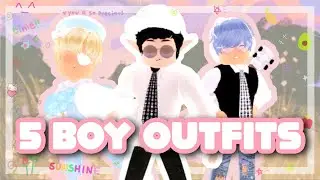 5 BOY OUTFITS!! Royale High Lookbook!
