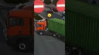 Truckers of Europe 3 | Funny Moments #gaming #shorts #funny
