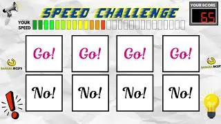 Slow to Fast Say The Word On Beat Speed Challenge 82 | SPEED EDITION | Easy Medium Hard | Fast