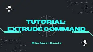 Step-by-Step Tutorial: Extrude Command Guide